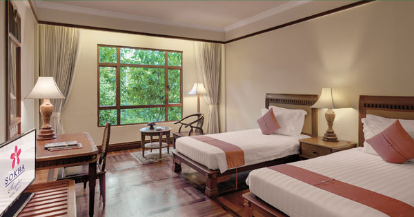 Deluxe city view room floor Plan Deluxe city view room floor Plan
