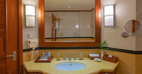 Deluxe city view room floor Plan