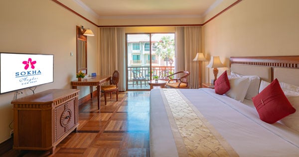 Deluxe city view room floor Plan