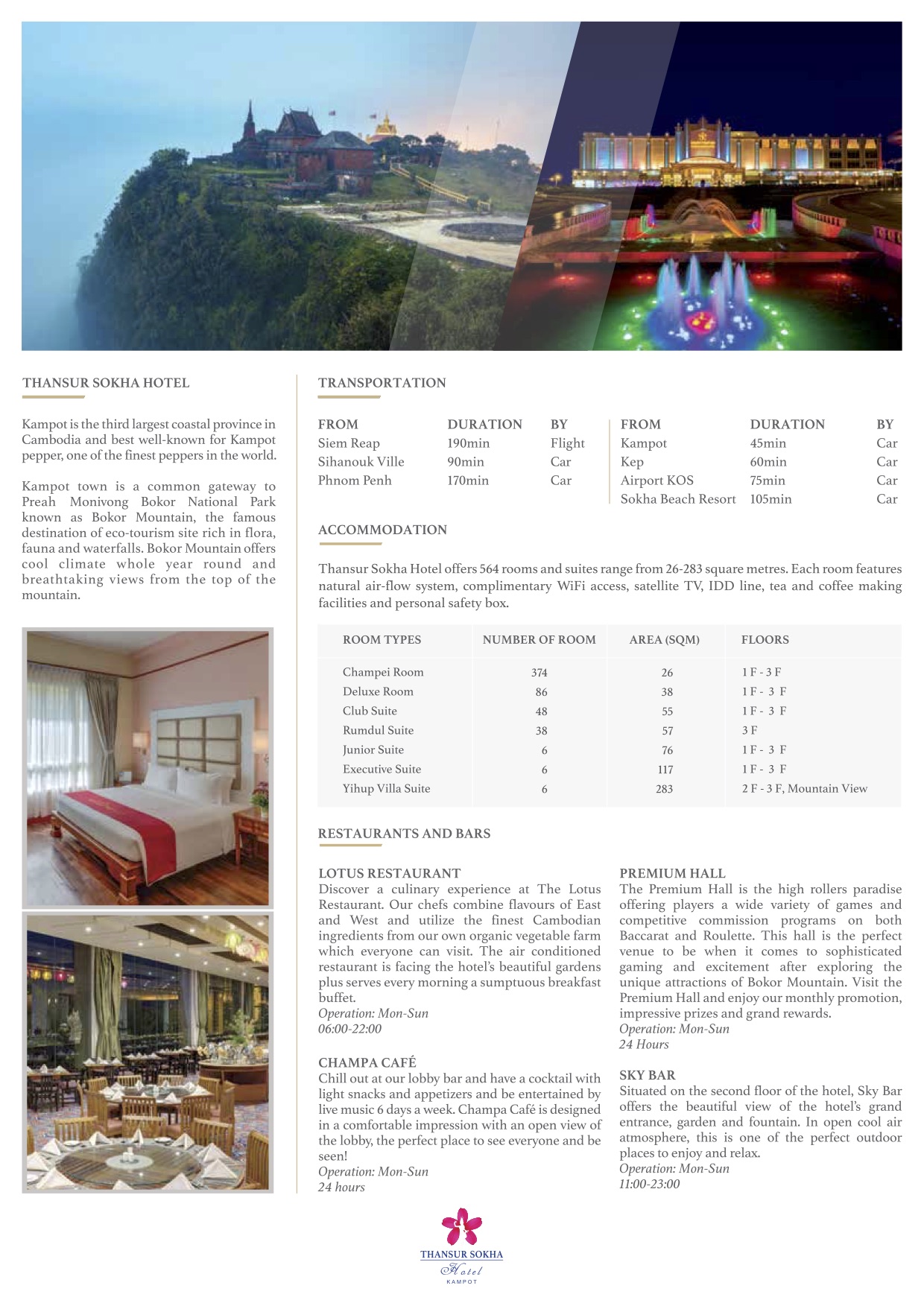 Hotel Fact Sheet 2018