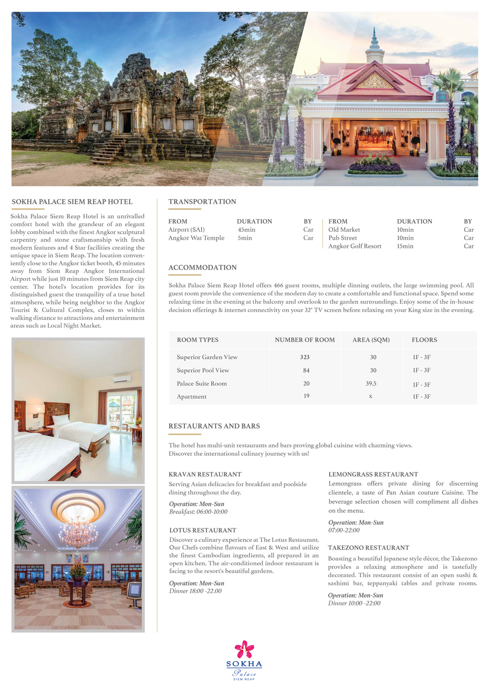 Sokha Palace Siem Reap Resort fact-sheet 01
