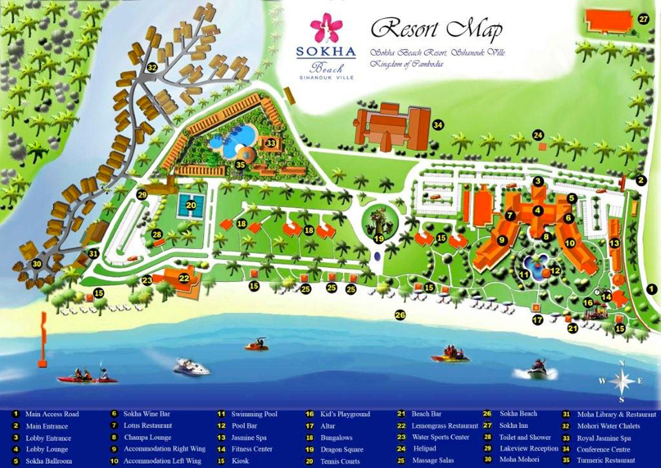 Map Sokha Angkor Resort